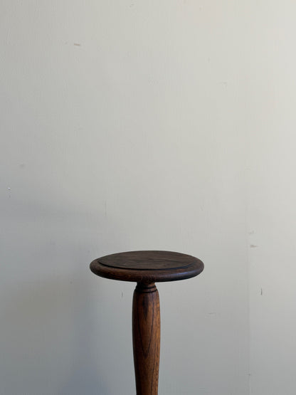 Oak plant stand