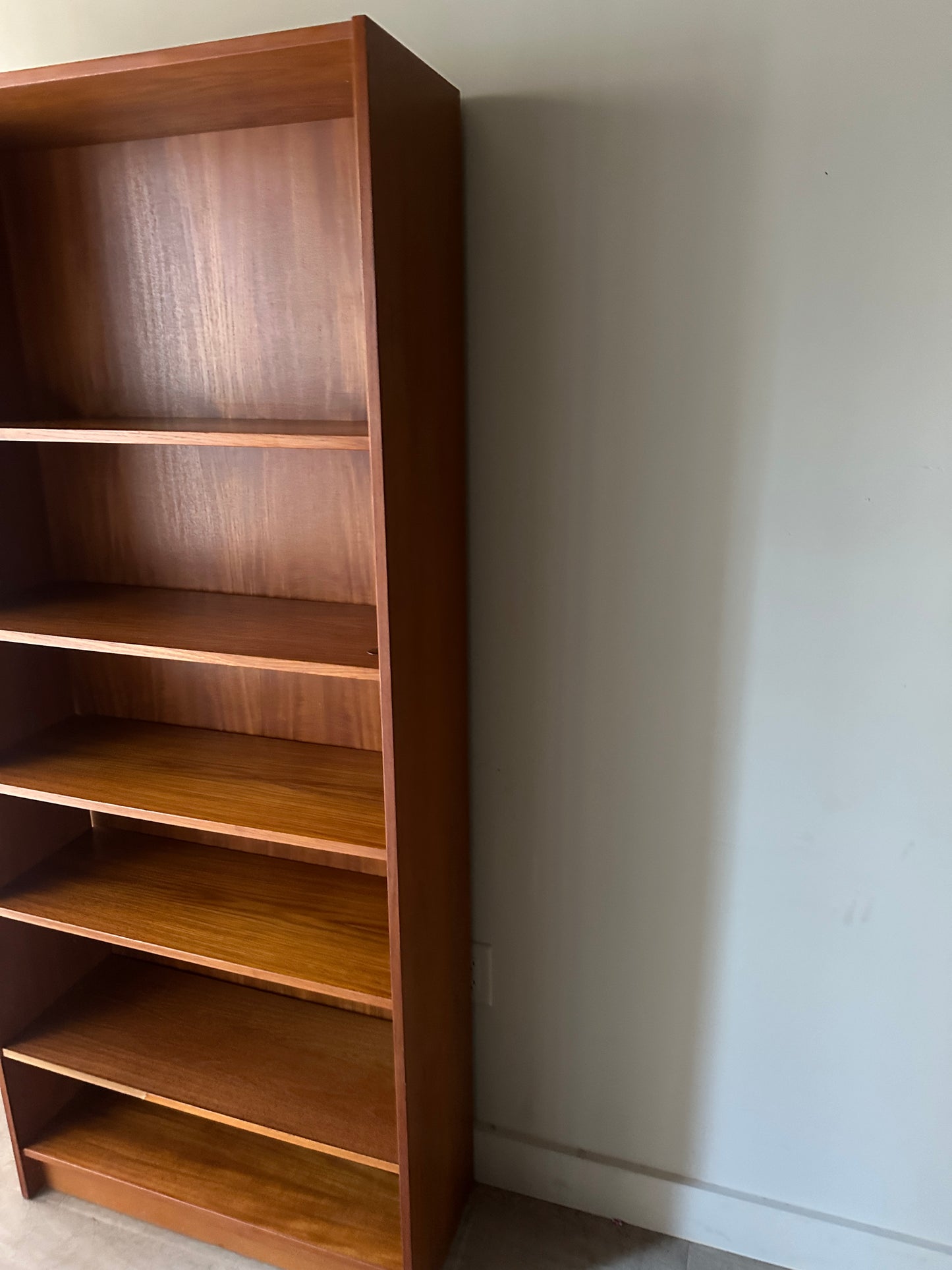 Teak bookshelf