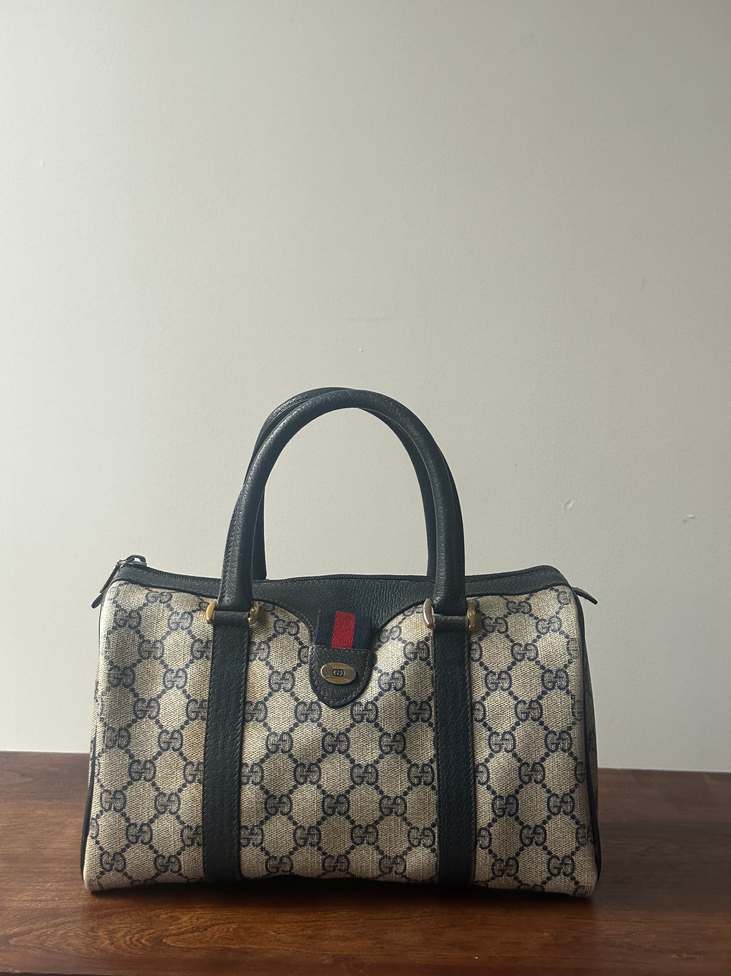 Gucci GG Monogram Supreme Boston bag