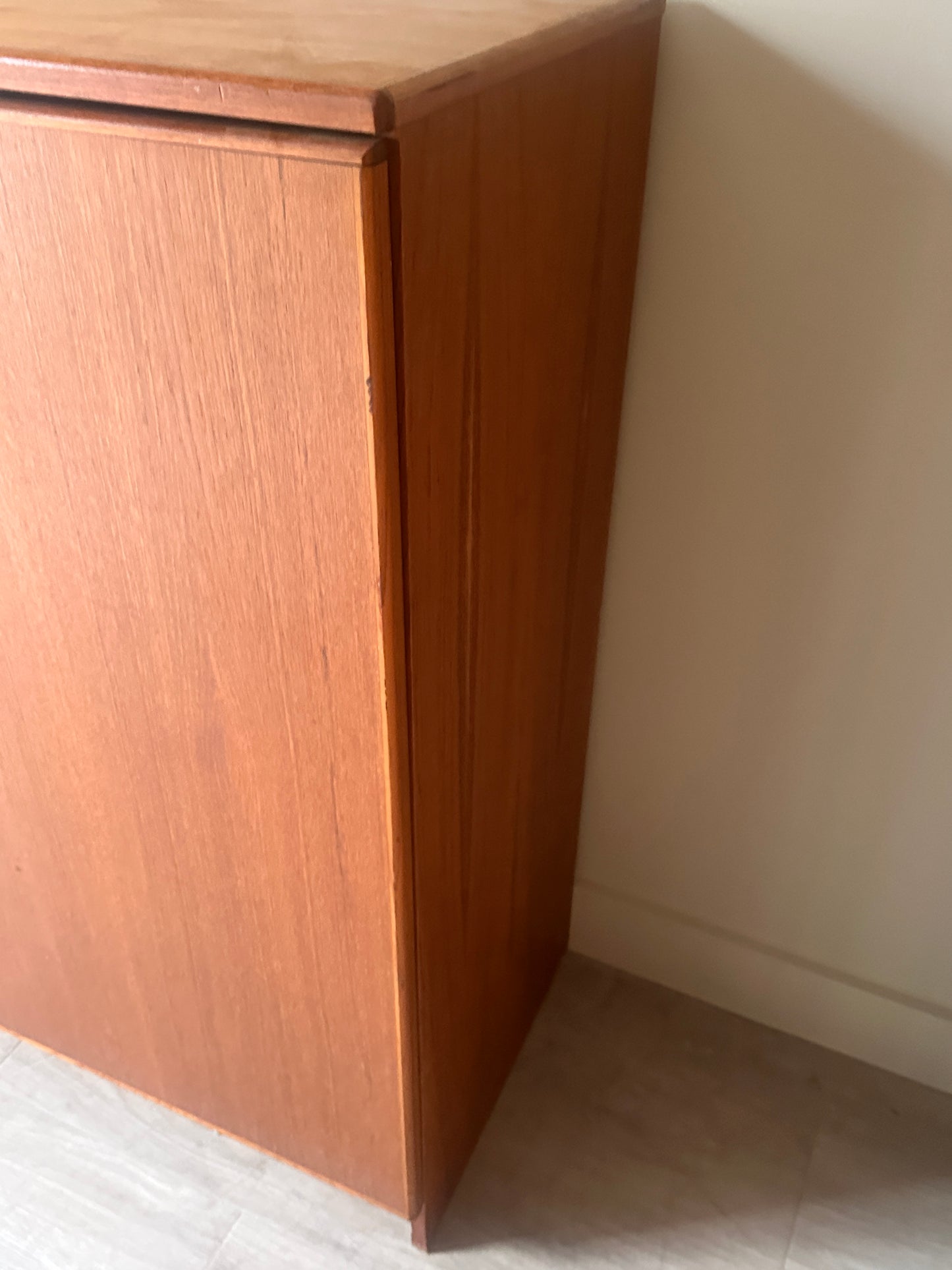 Danish teak side by side