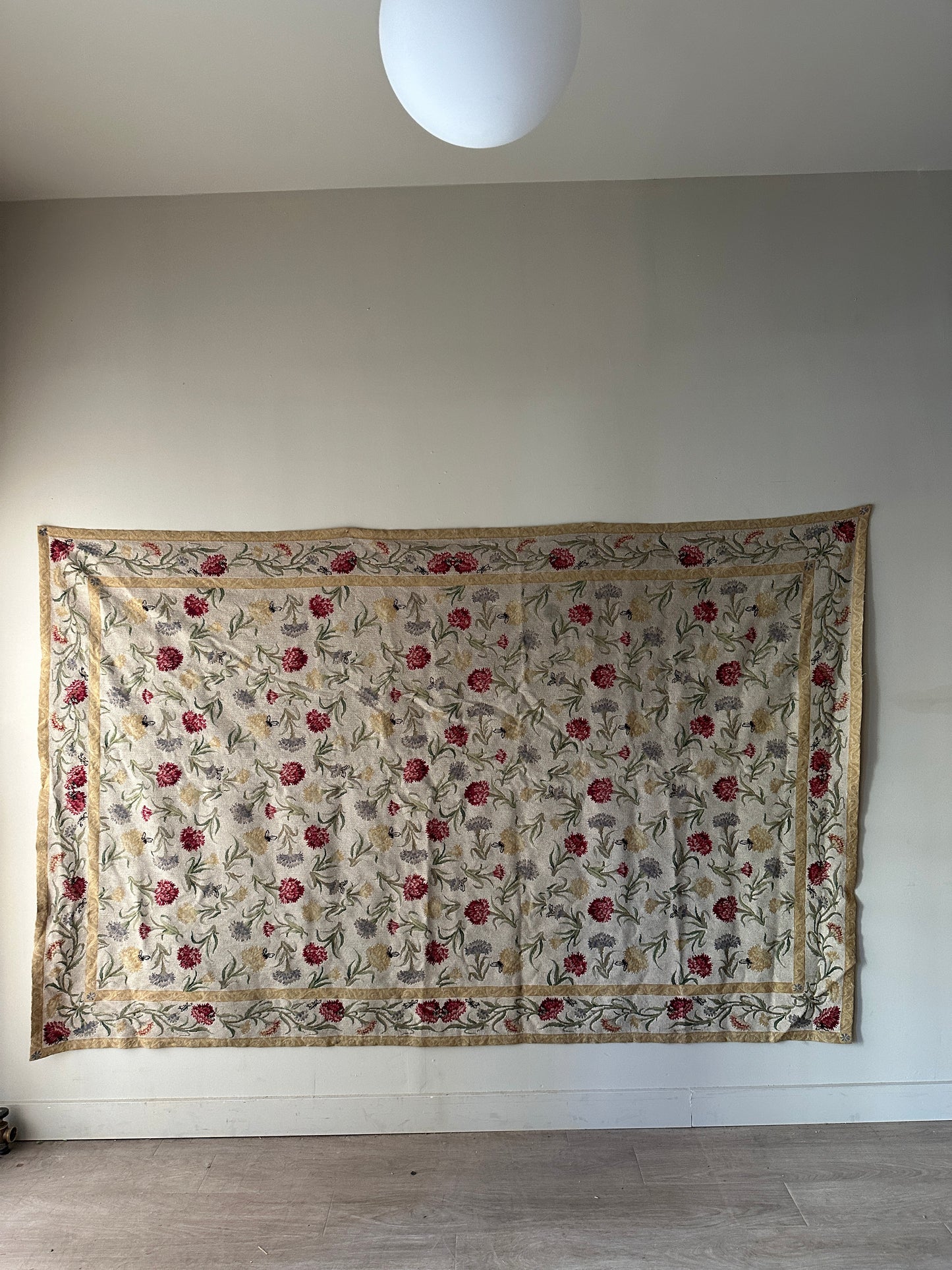 Portuguese needlepoint rug/tapestry