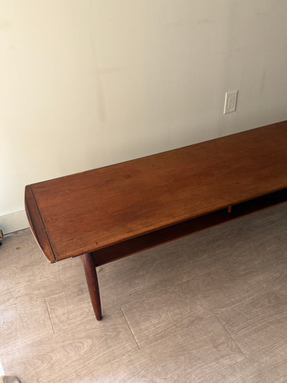 Walnut coffee table