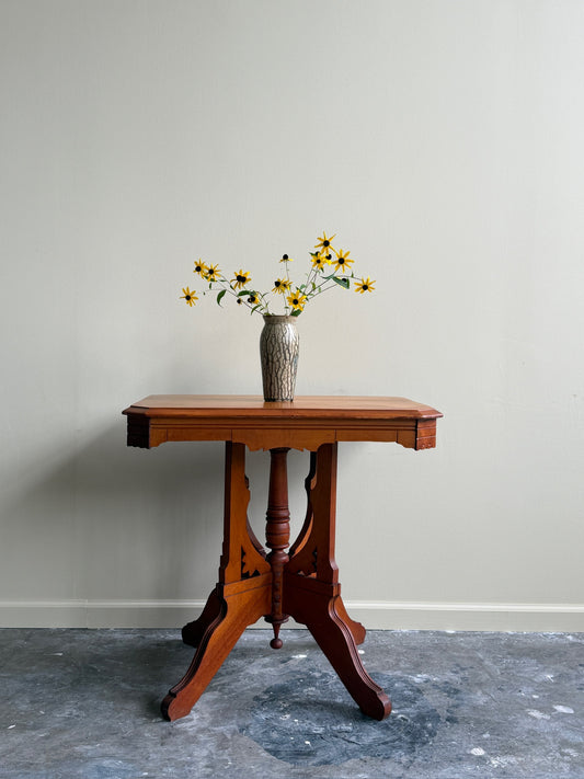Maple Eastlake side table