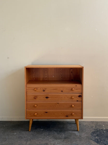 Swedish pine dresser with shelf
