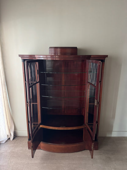 Scandinavian mahogany display cabinet