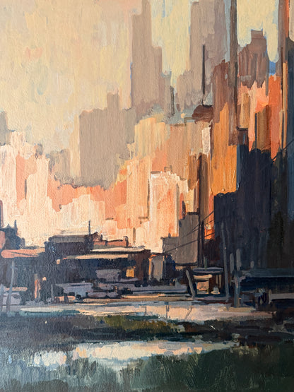 Industrial Canyon by J. Alvin Storck.