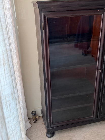 Mahogany display cabinet