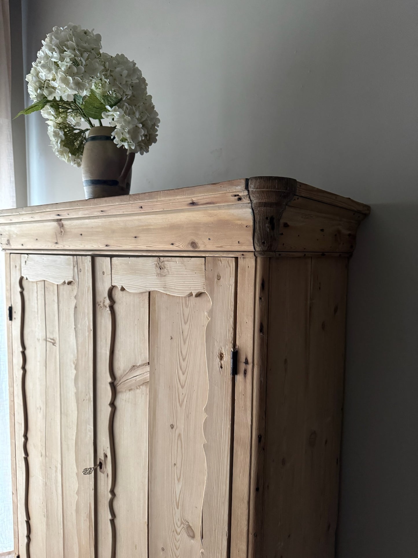 Scandinavian pine armoire
