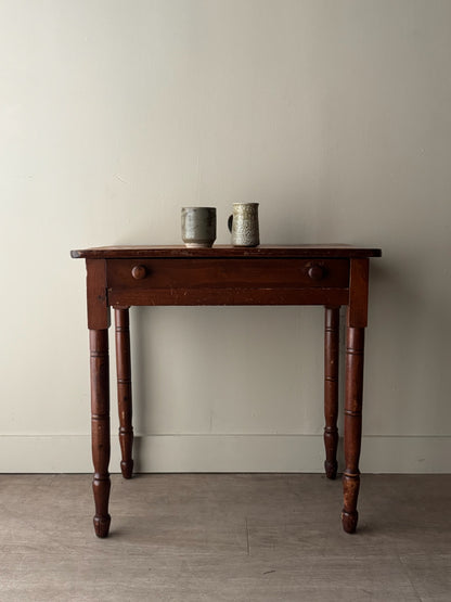 Pennsylvania Sheraton pine side table