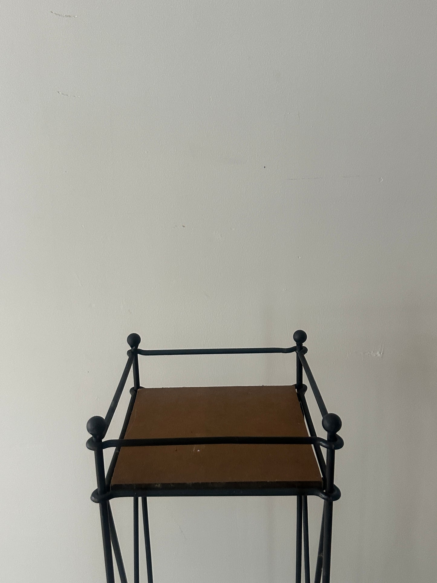 Wrought iron plant stand