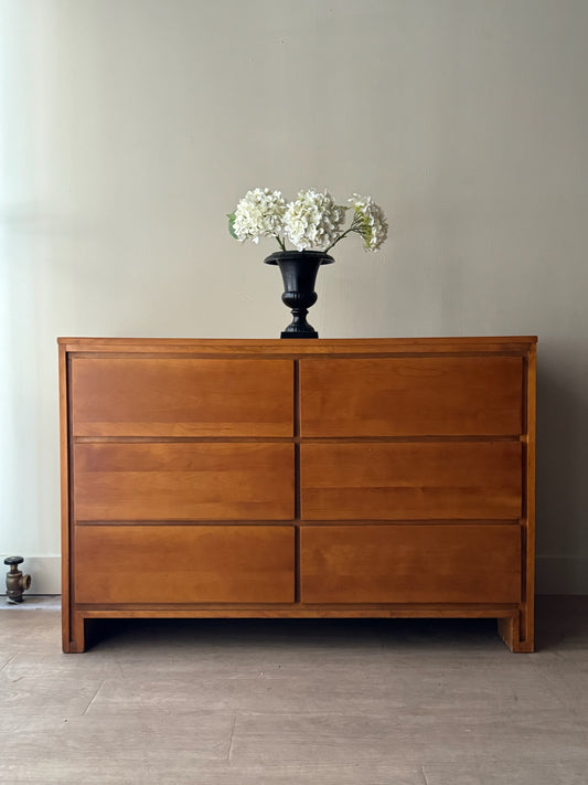 Conant Ball maple 6 drawer dresser