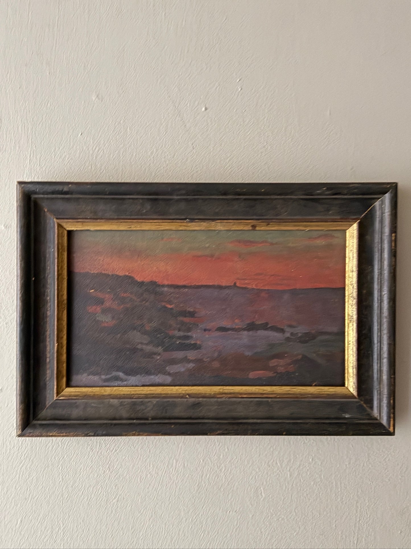 American coastal landscape. Unsigned.