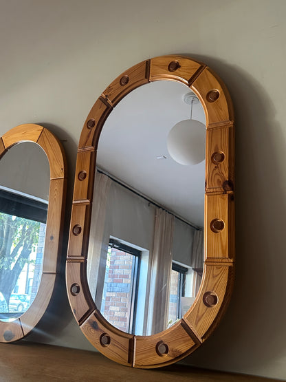 Swedish pine mirror
