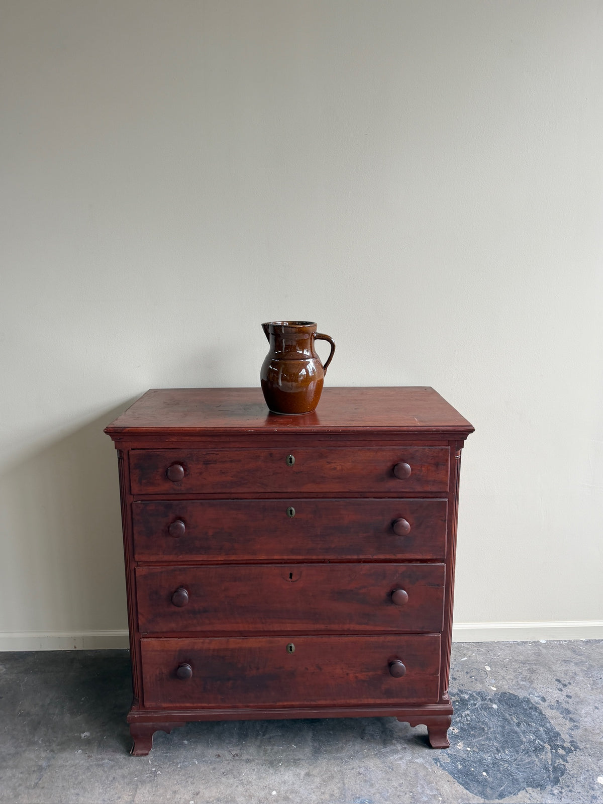 Pennsylvania Chippendale walnut dresser
