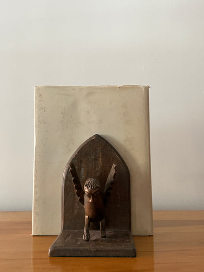 Winged Griffin bookends