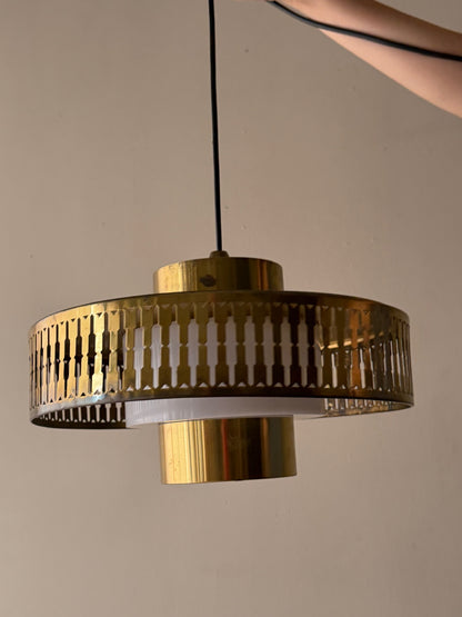 Swedish brass pendant light