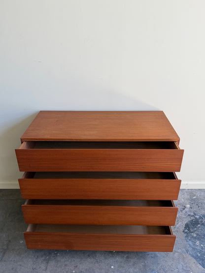 Arne Wahl Iversen for Vinde Mobelfabrik Danish teak bachelor’s chest