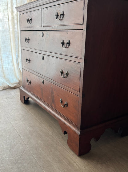 Stained pine dresser
