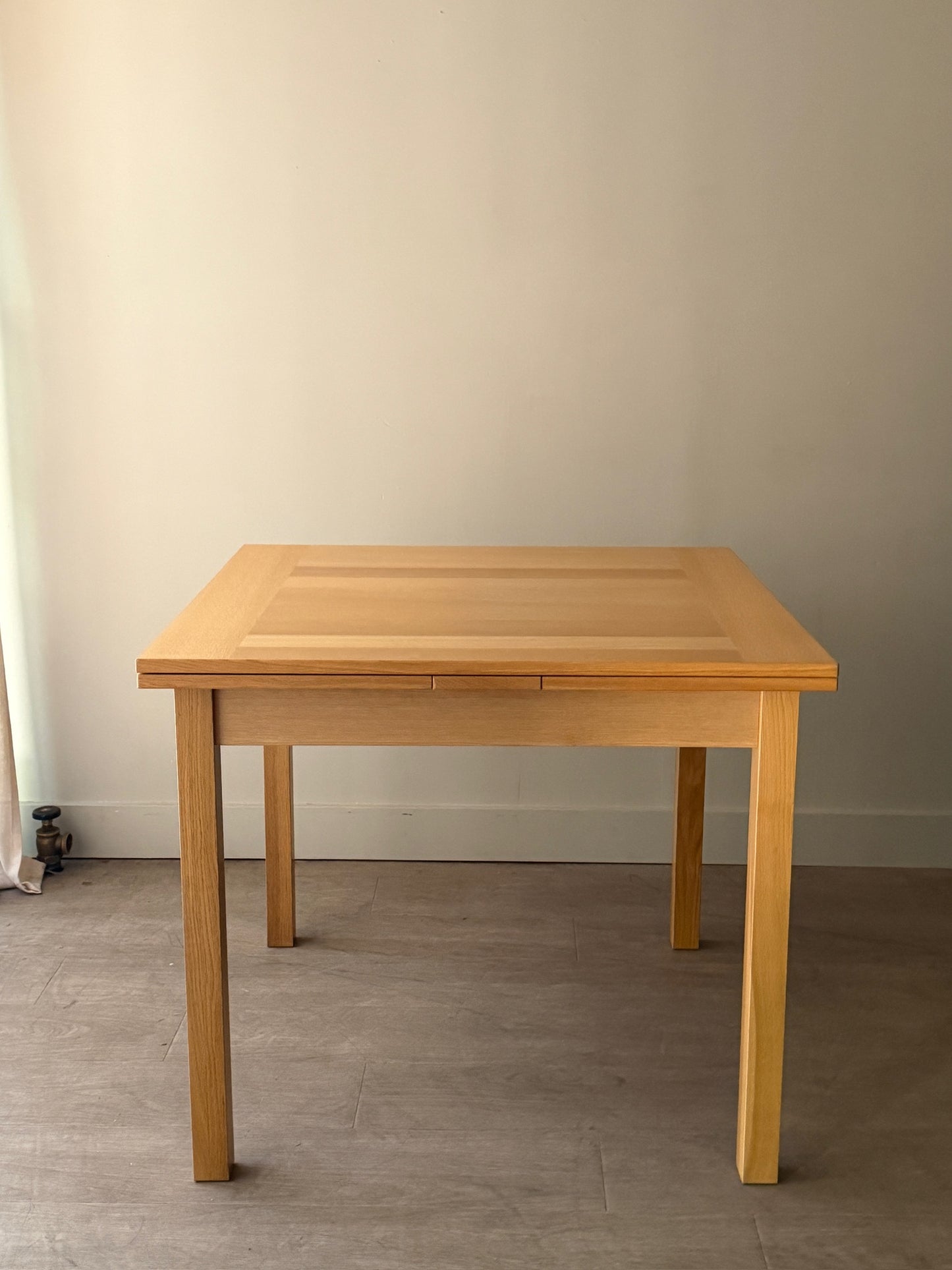 Gangso Mobler Danish oak extending dining table