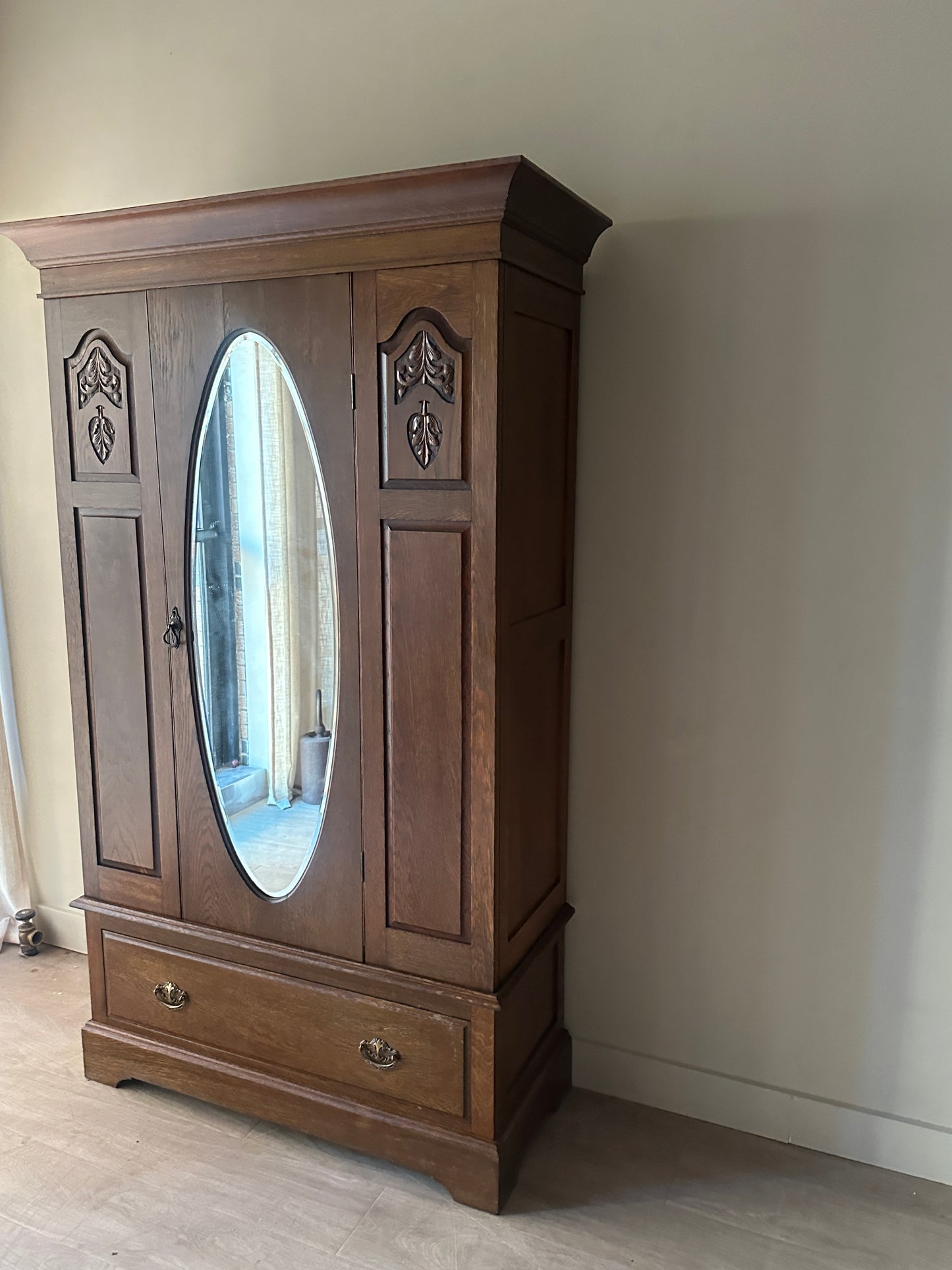 Oak armoire