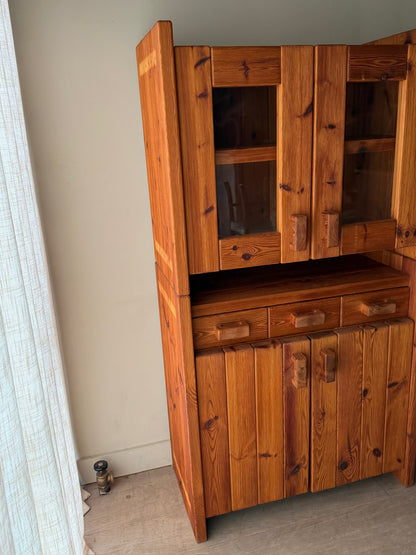 Hans Frydendal pine cabinet (left)