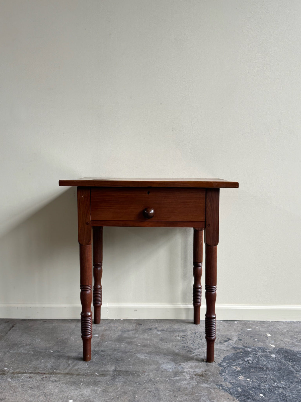 Pennsylvania Sheraton walnut side table