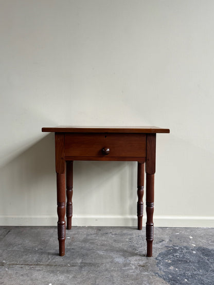 Pennsylvania Sheraton walnut side table
