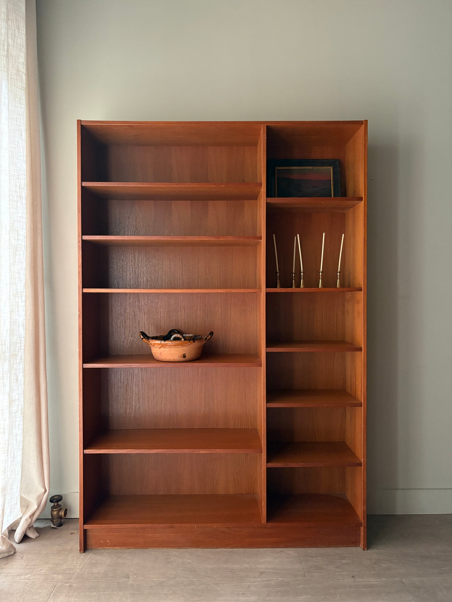 Danish teak bookcase