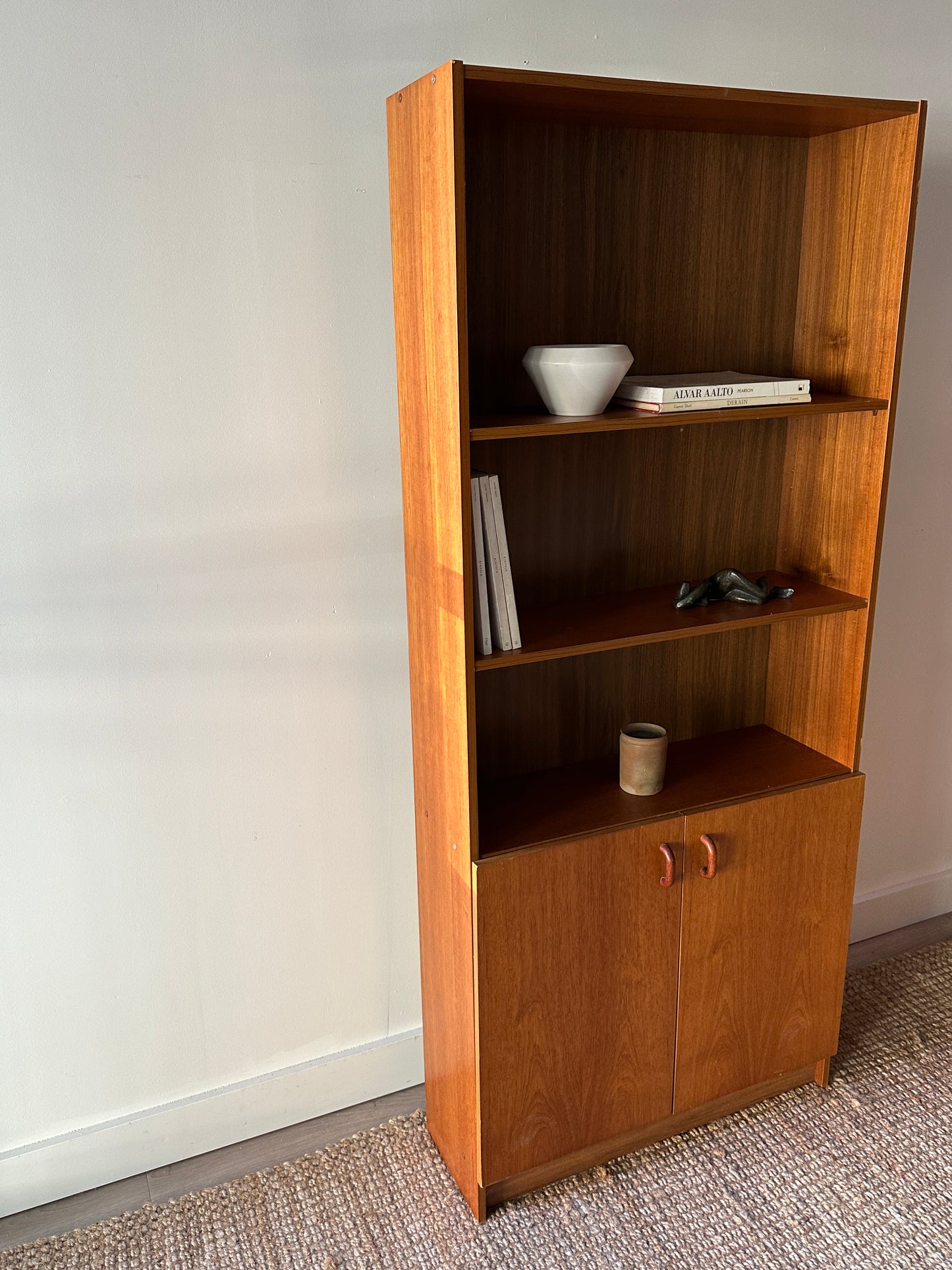 Teak bookcase