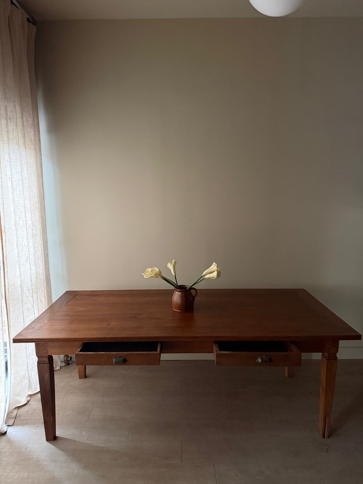 Walnut dining table