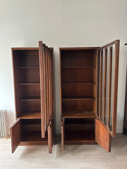 Kent Coffey Perspecta walnut bookcase. Sold individually.