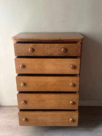 Oak tallboy