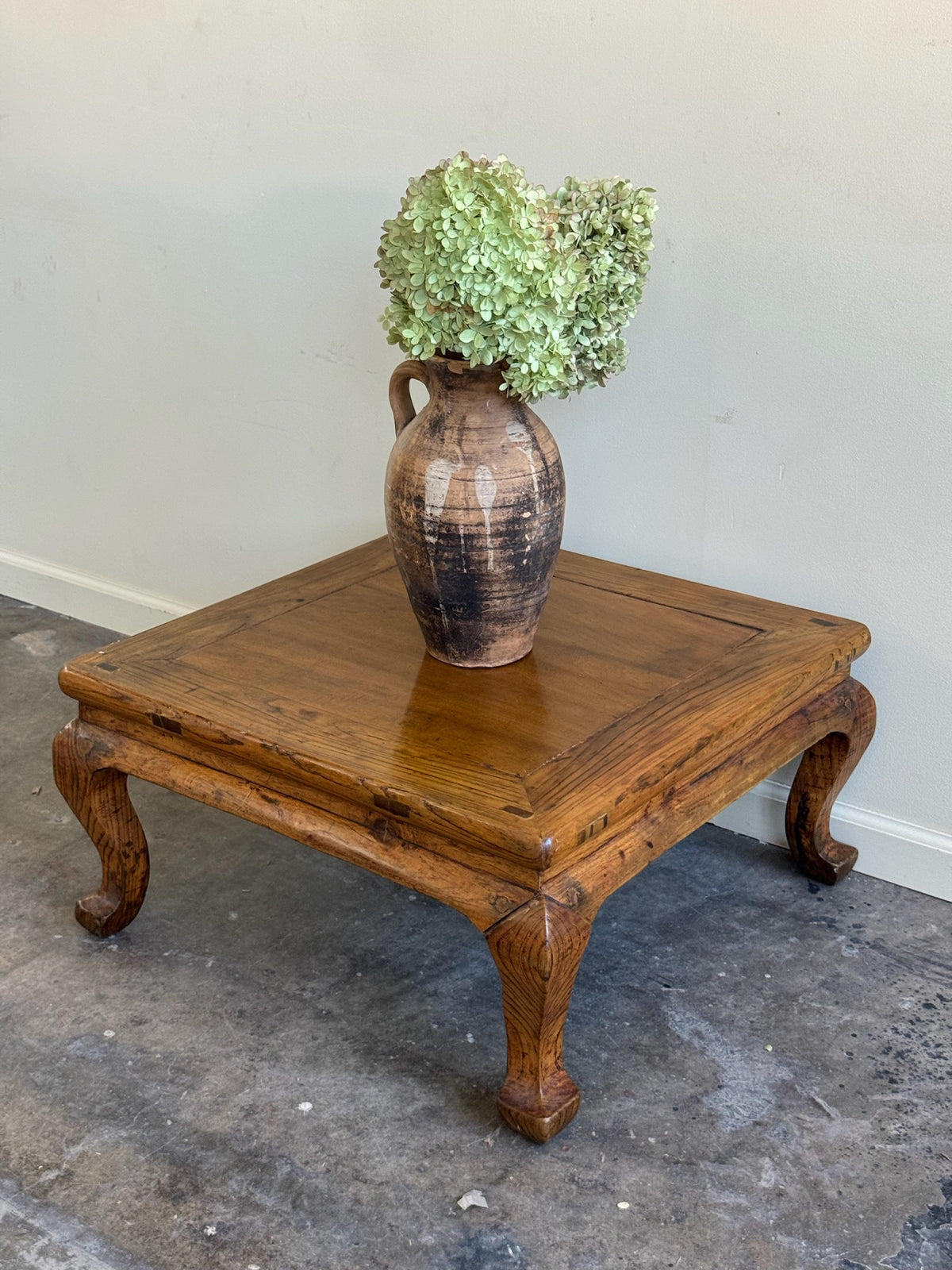 Chinese mixed wood kang table