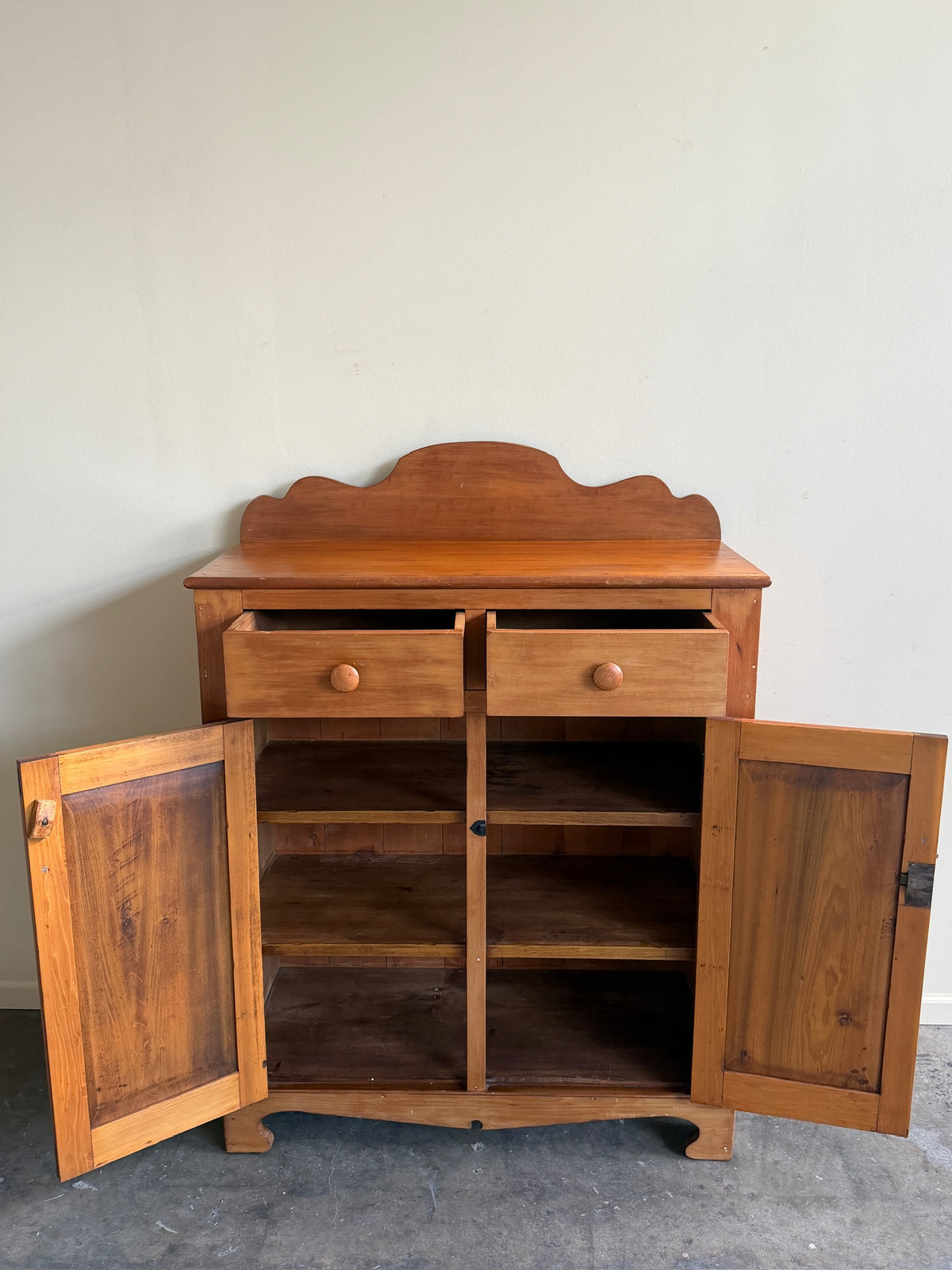 Mid-Atlantic Federal poplar jelly cupboard