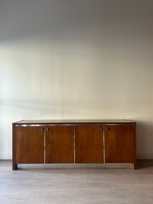 Walnut credenza