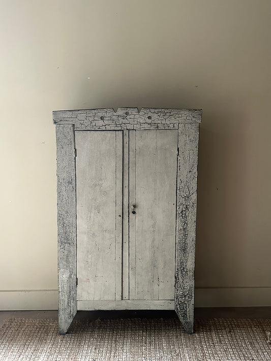 Small painted farmhouse cabinet