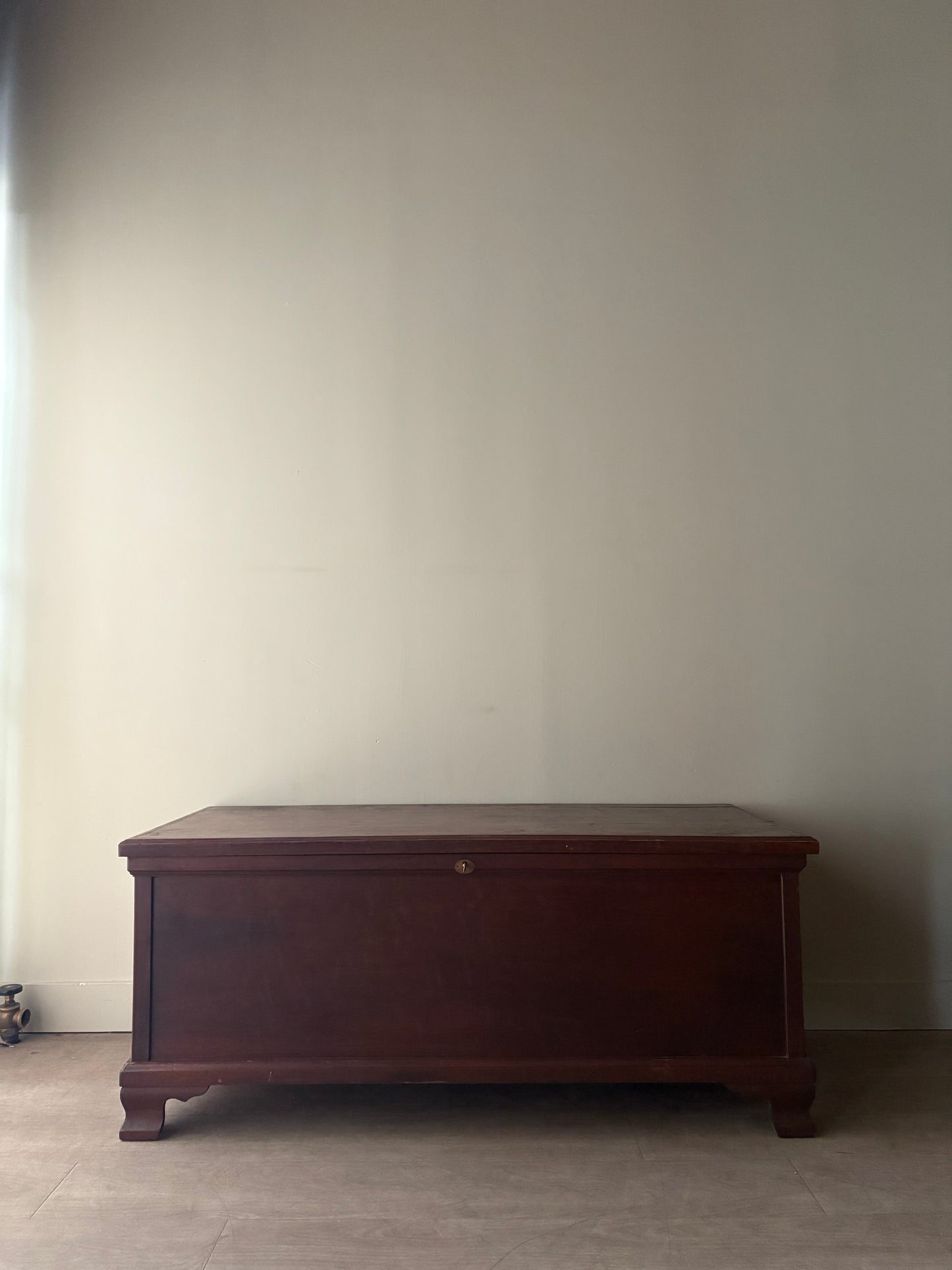 Walnut cedar-lined chest