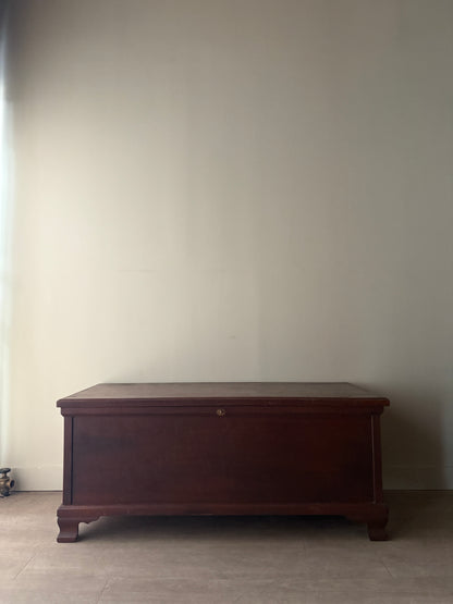 Walnut cedar-lined chest