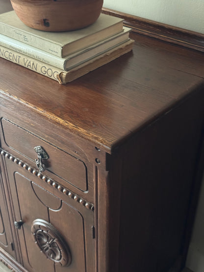 Victorian golden oak sideboard