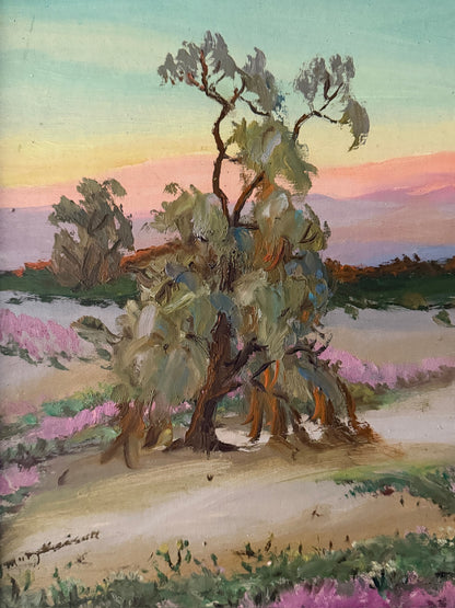 American Western landscape. Unsigned.