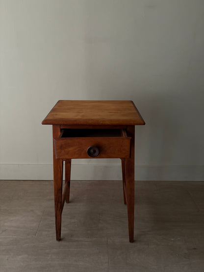 Maple side table