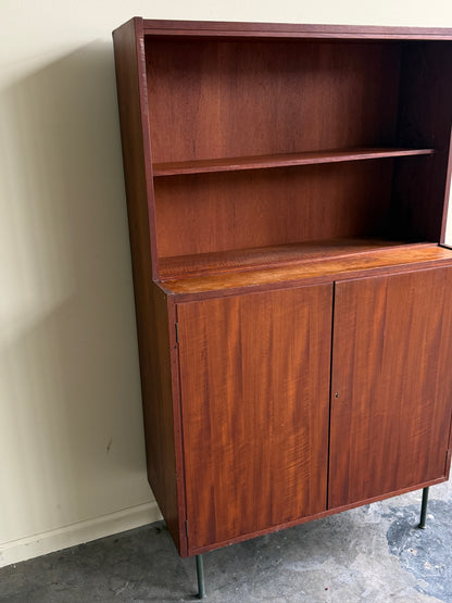 Teak bookcase cabinet