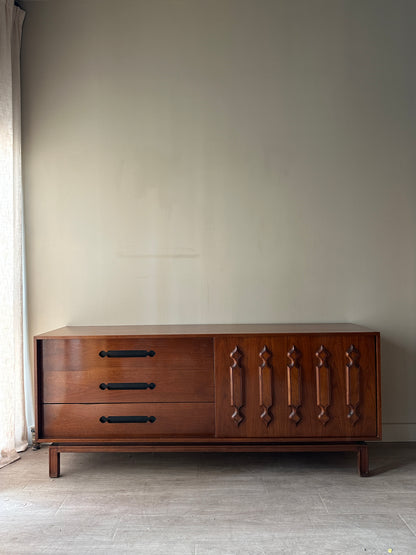 Walnut credenza