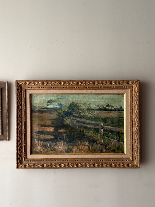 American Impressionist landscape. Unsigned.
