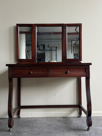 Mahogany vanity