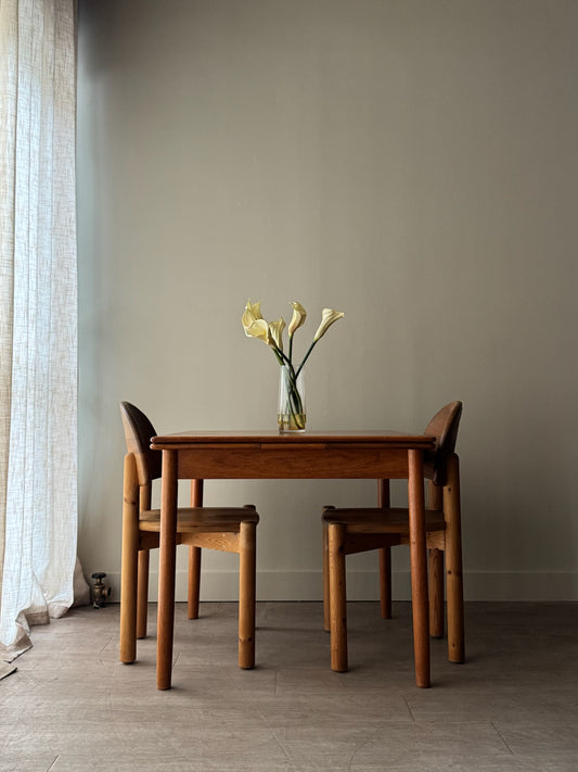 Danish teak extending dining table