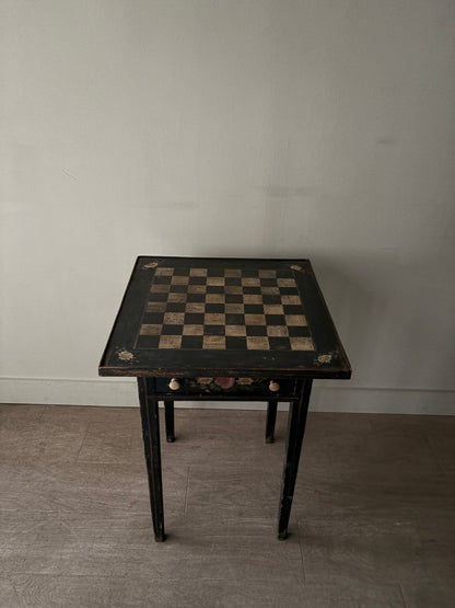 Checkered side table