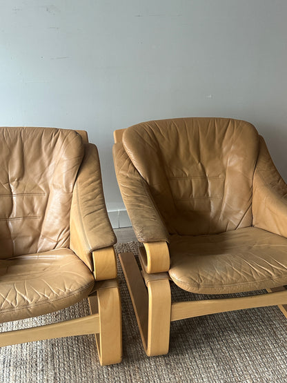 Svend Skipper lounge chairs. Sold individually.