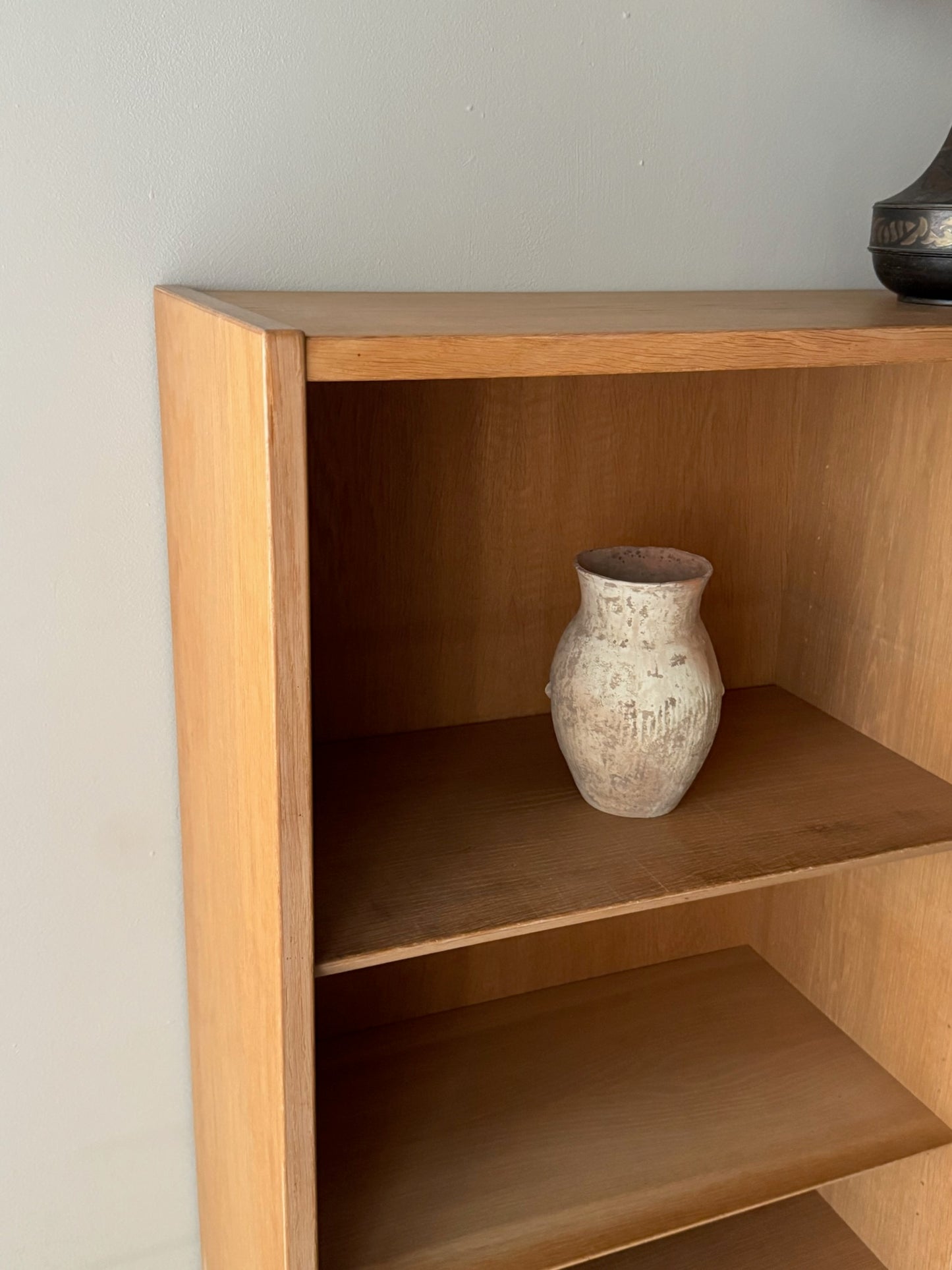 Carlo Jensen for Poul Hundevad Danish oak bookcase cabinet