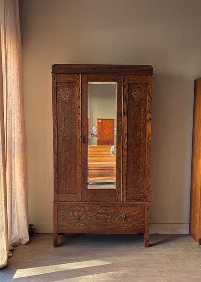 Oak armoire